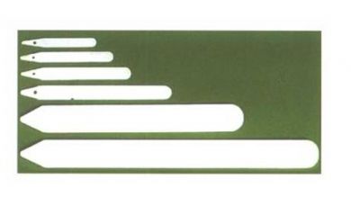 Pack of 100 5 Inch White Plant Labels