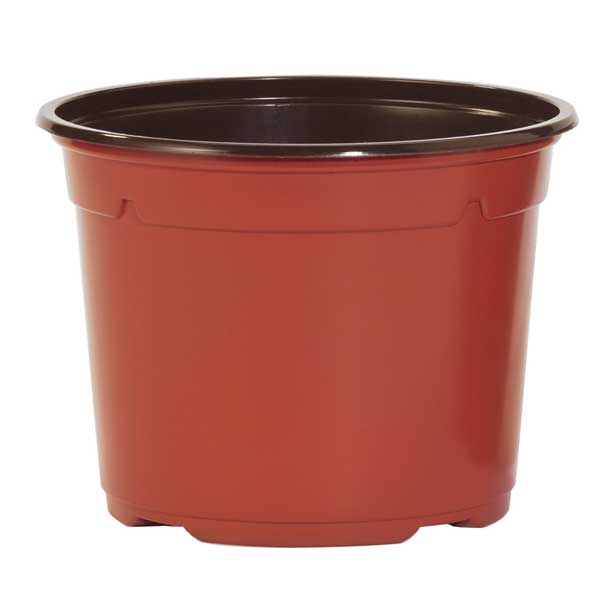 9cm Terracotta Plastic Plant Pots Packs of 50