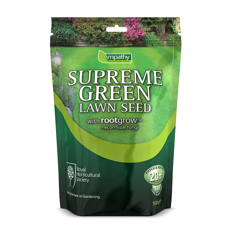 Lawn Seed Supreme Green with Rootgrow 500gm